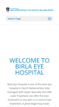 Mobile Screenshot of birlaeyehospital.com
